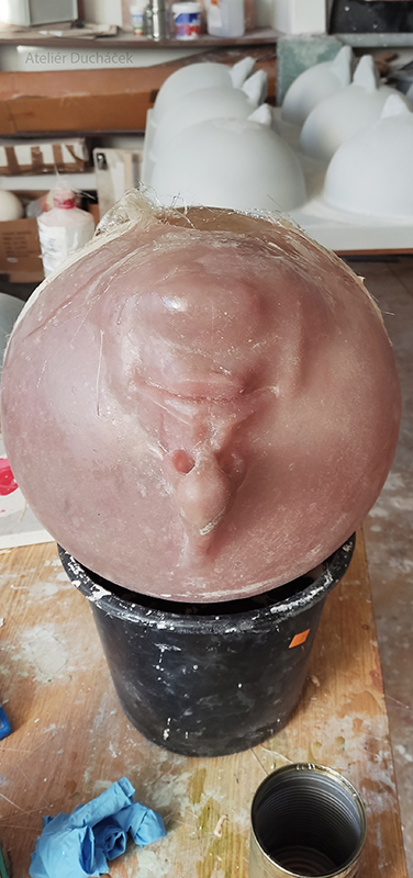 hrubý odlitek hlavy